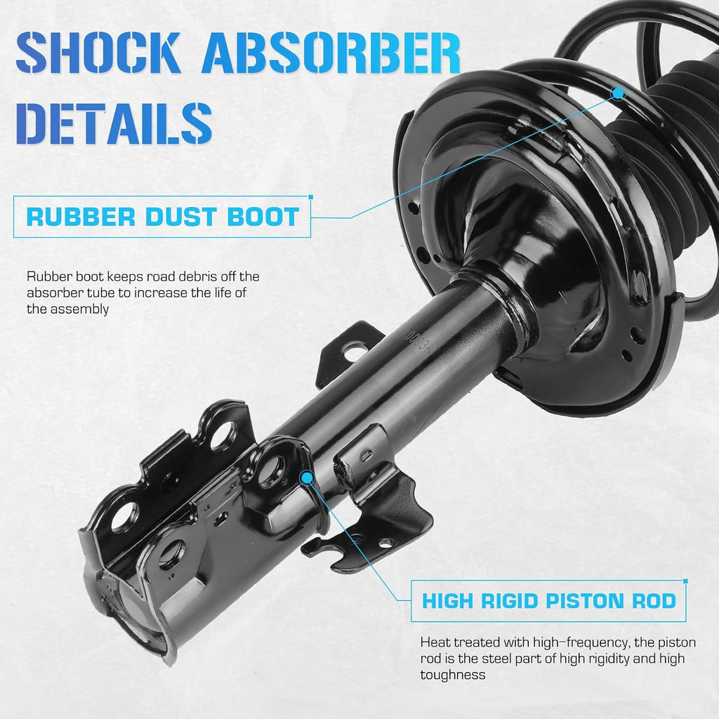 ILONPA Front Struts Shocks for Toyota Camry Solara 2004 2005 2006 / 2PCS