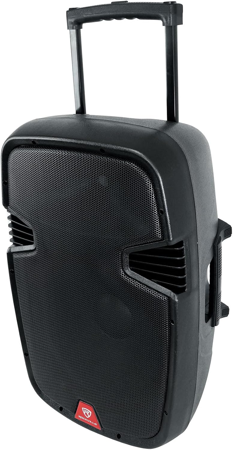 15" Passive DJ/PA Speaker, 500W Peak, 125W RMS, 8 Ohm, ABS Cabinet, 2" Voice Coil, Titanium Tweeter, Pole Mount