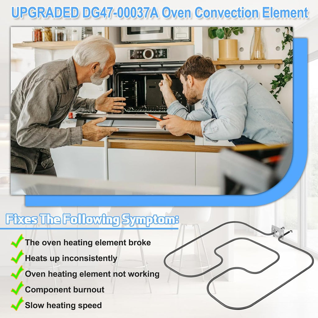 Upgraded DG47-00037A Range Broil Element Oven Heating Elements Compatible with Samsung Electric Freestanding Range Parts,DG47-00037A for Samsung Oven Baking Element Oven Coil Replacement Parts