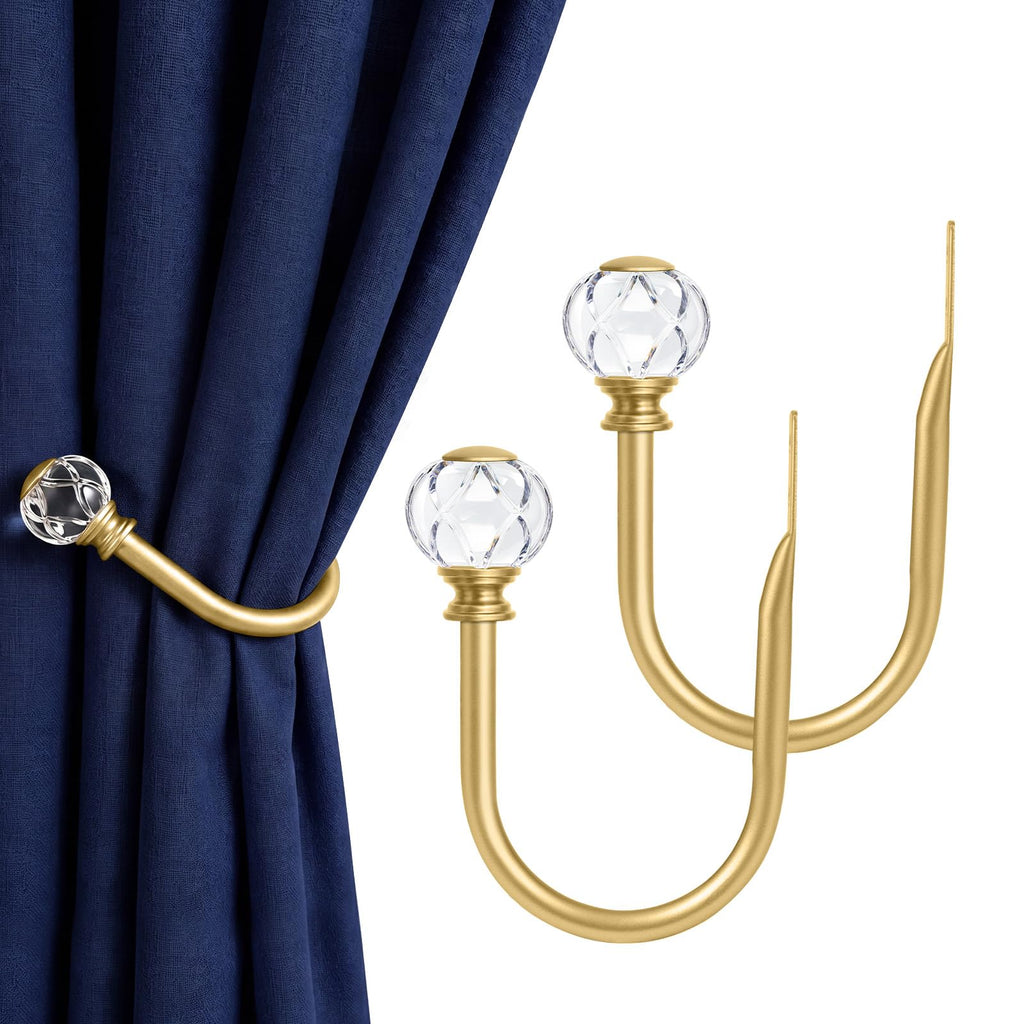 Gold Curtain Holdbacks for Drapes