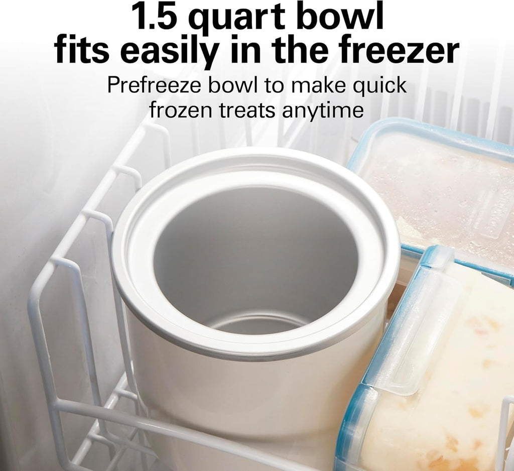 Automatic Electric Ice Cream Maker & Frozen Yogurt Machine
