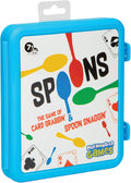 Spoons in a Case, Card Games for Kids - Spoons Game, Fun Family Games for Kids and Adults, Game Night, Travel Games