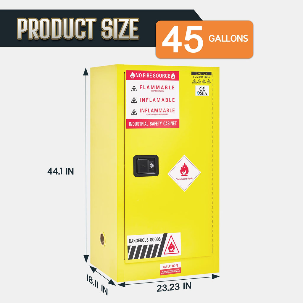 45 Gallon Flammable Liquid Storage Cabinet