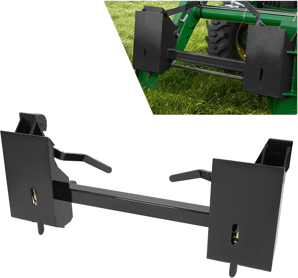 4000Lbs Universal Quick Attach Skid Steer Adapter Bucket Latch Compatible with Global John Deere Loaders Skid Steer