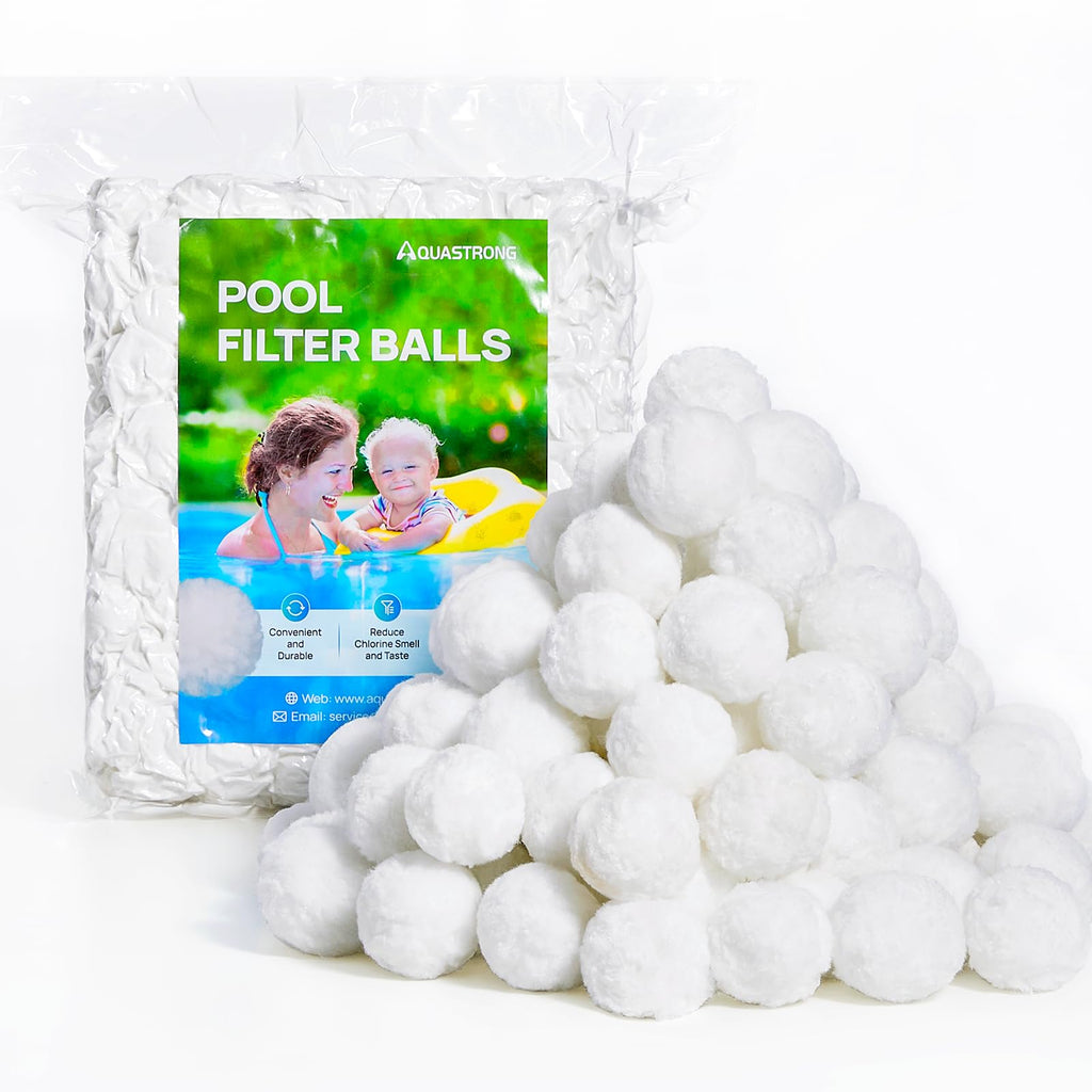 4.6 lbs Pool Filter Balls for Sand Filters, Replace 150 lbs Sand