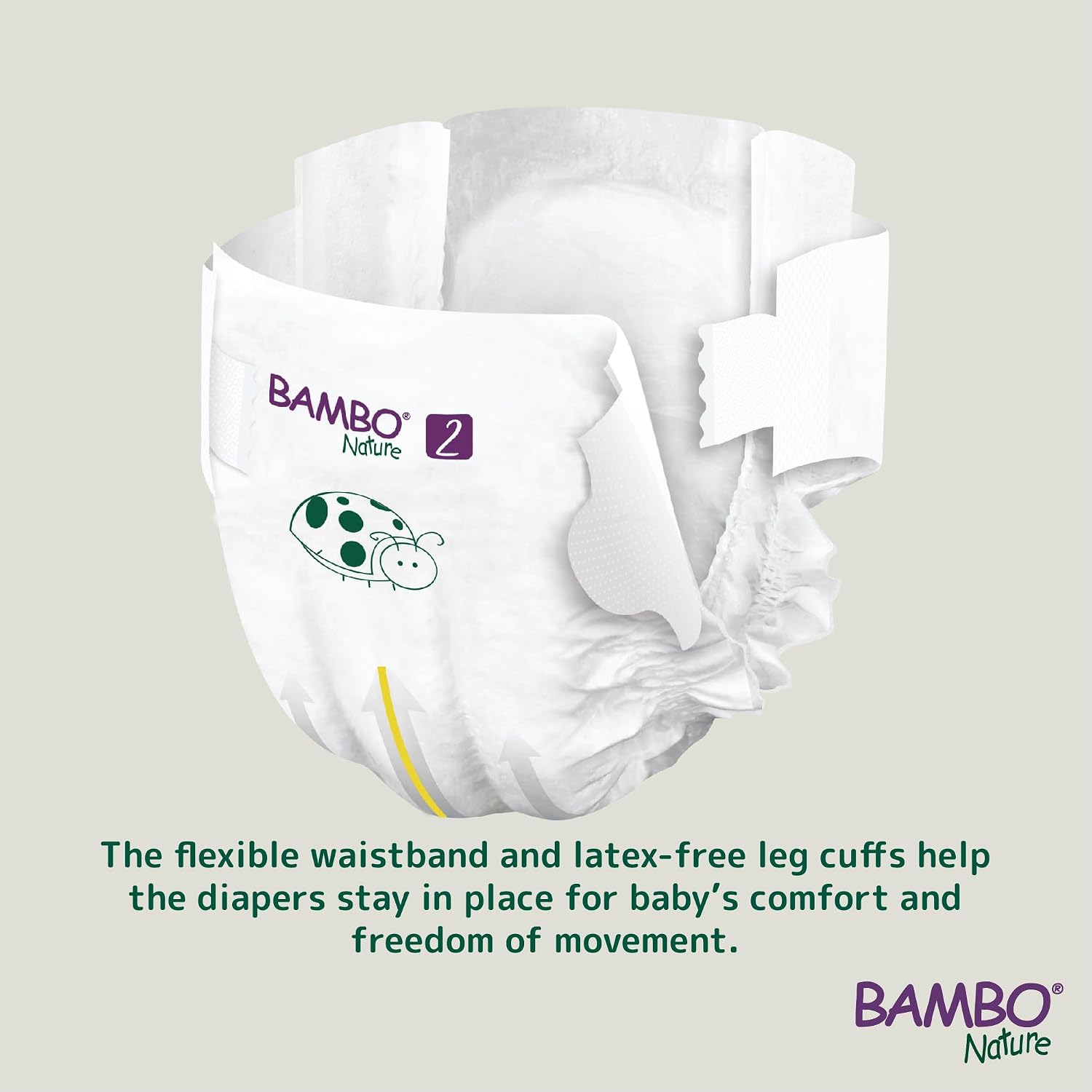 Hypoallergenic Baby Diapers, Eco-Labeled Diapers, Enhanced Leakage Protection, Totally Chlorine-Free, Skin Friendly