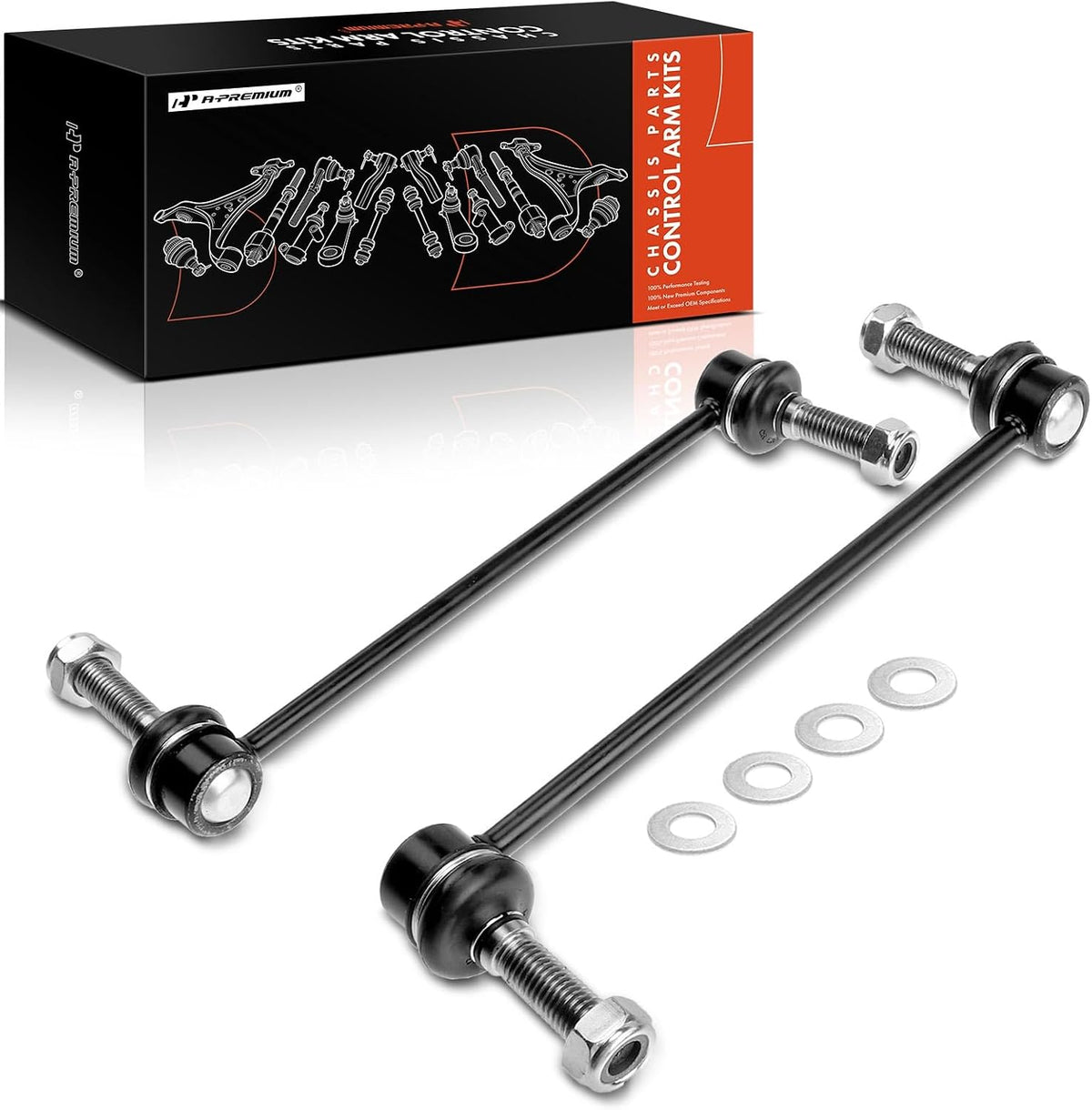 A-Premium Front Sway Bar Link Stabilizer Bar Link, Compatible with Dodge