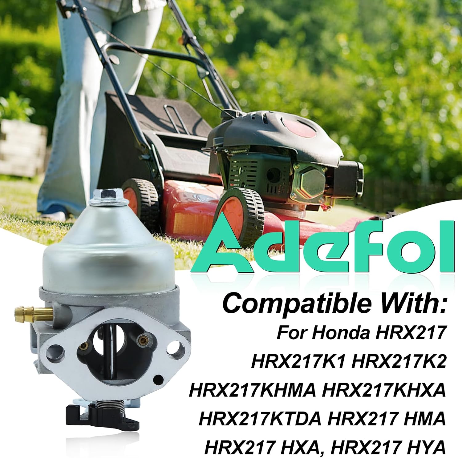 16100-Z0Y-813 Carburetor for Honda GCV190 GCV190A GCV190LA HRB217 HRX217 HRX217K1 HRX217K2 Lawn Mower, Carburetor +