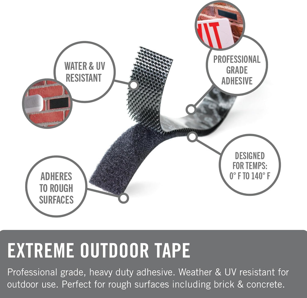 Extreme Outdoor Mounting Tape, Holds Up to 15 Lbs, 14ft Roll