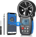 Anemometer Bluetooth 65MPH, AIOMEST HVAC Air Flow Wind Meter CFM AI-100APP