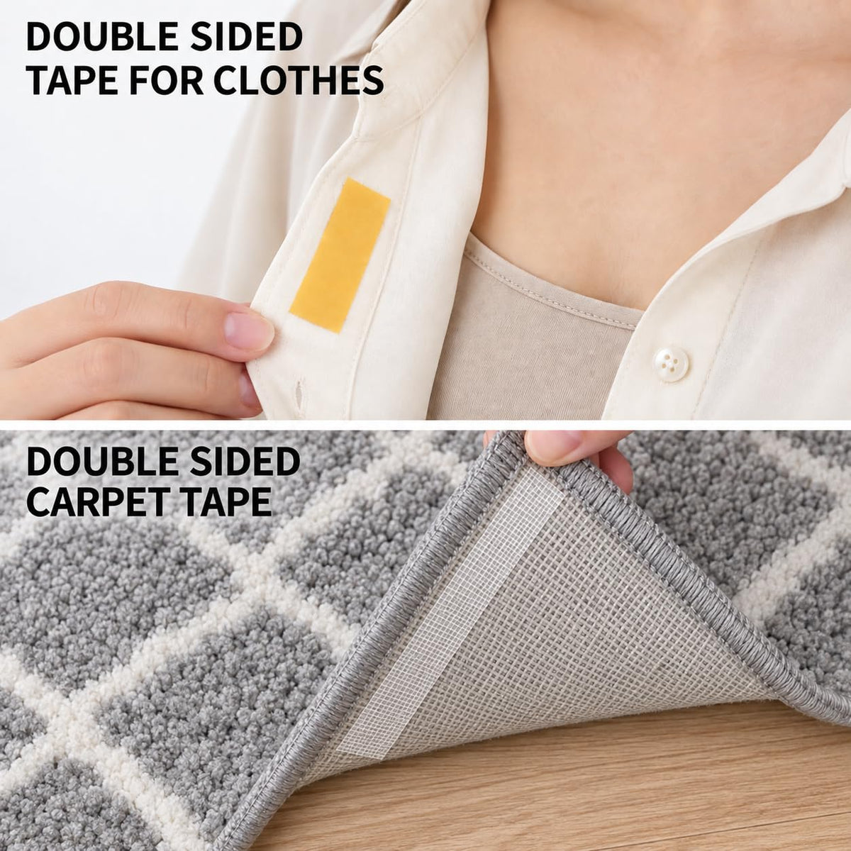 Double Sided Fabric Tape 1" x 33FT – Heavy Duty