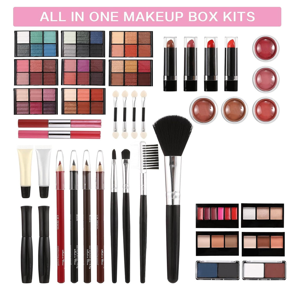 All in One Makeup Kit for Teens, 106 Pcs Professional Makeup Kit for Women Full Kit, Include Eyeshadow Palette