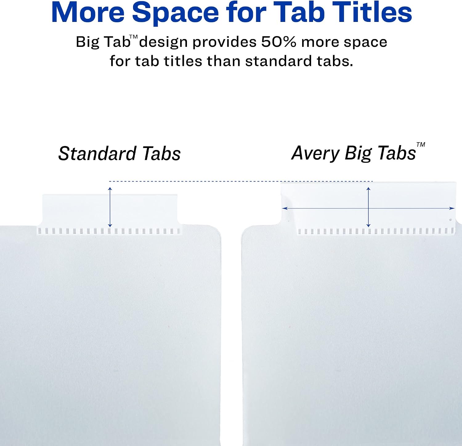 Dividers for 3 Ring Binders, 5 Tab Plastic Binder Dividers, Pockets, Insertable Big Tabs, Pastel Classic Designs
