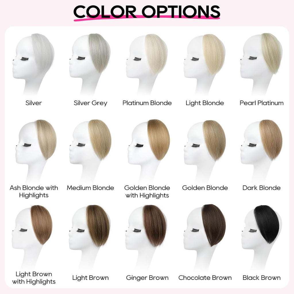 Clip in Hair Volumizer, Short Thick Clip in Hairpieces Adding Extra Hair Volume Extensions for Women with Thin Fine