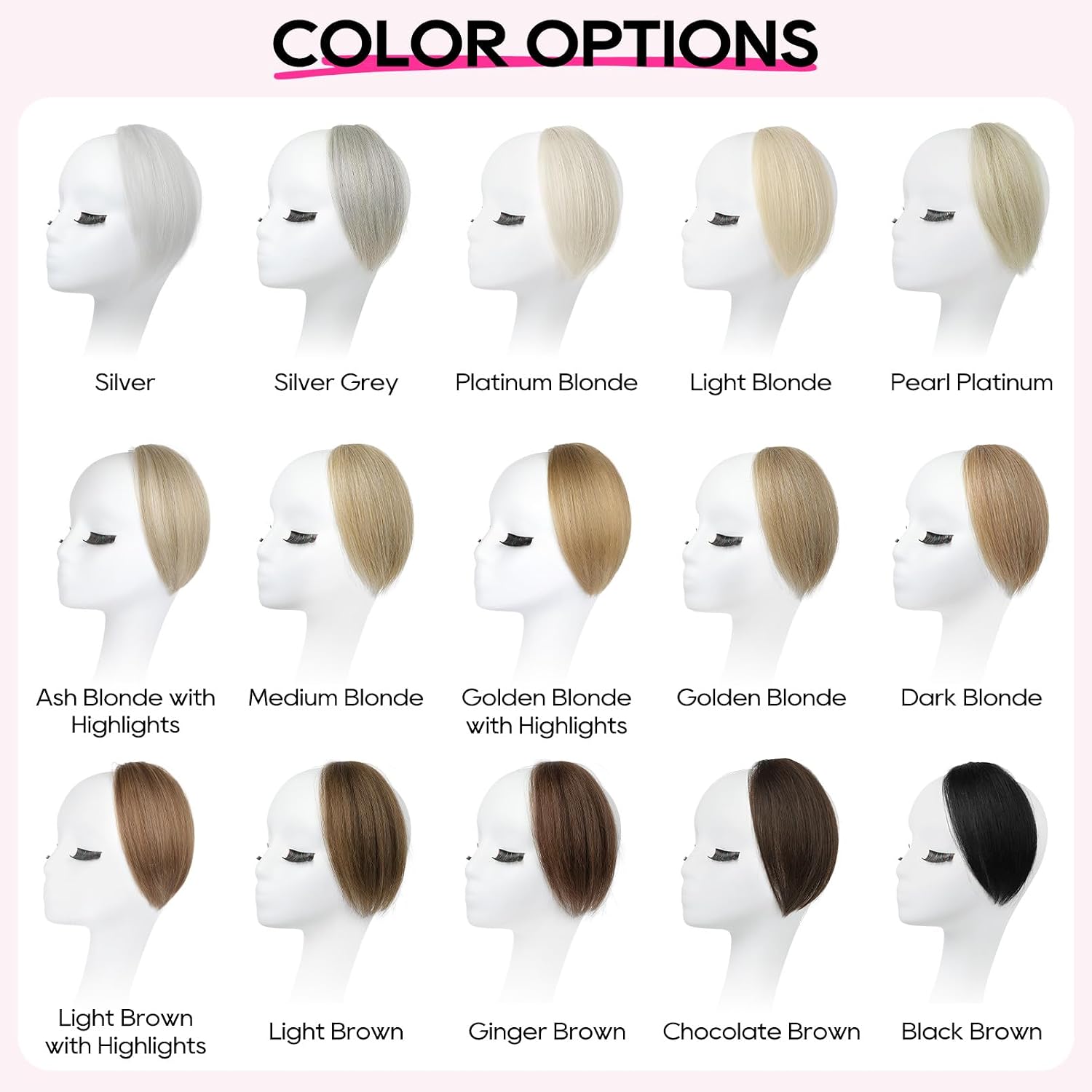Clip in Hair Volumizer, Short Thick Clip in Hairpieces Adding Extra Hair Volume Extensions for Women with Thin Fine