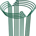 8 Pack Plant Support Stakes, Half Round Metal Garden Plant Stake Indoor Peony Cages and Supports, Green Plant Support