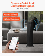 950ml Scent Air Machine, 2500sq.ft Waterless Essential Oil Diffuser with Bluetooth Smart Connection, Floor Standing