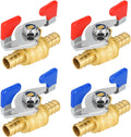 4PC HeSun 1/2" Crimp PEX Ball Valve w/Butterfly Handle(VALVE033-4)
