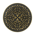 12 Pieces Mandala Metal Shank Buttons. 23mm. (Antique Brass)