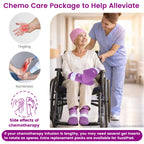 Cold Socks & Hands Ice Pack for Chemo Must Haves, Purple, S/M