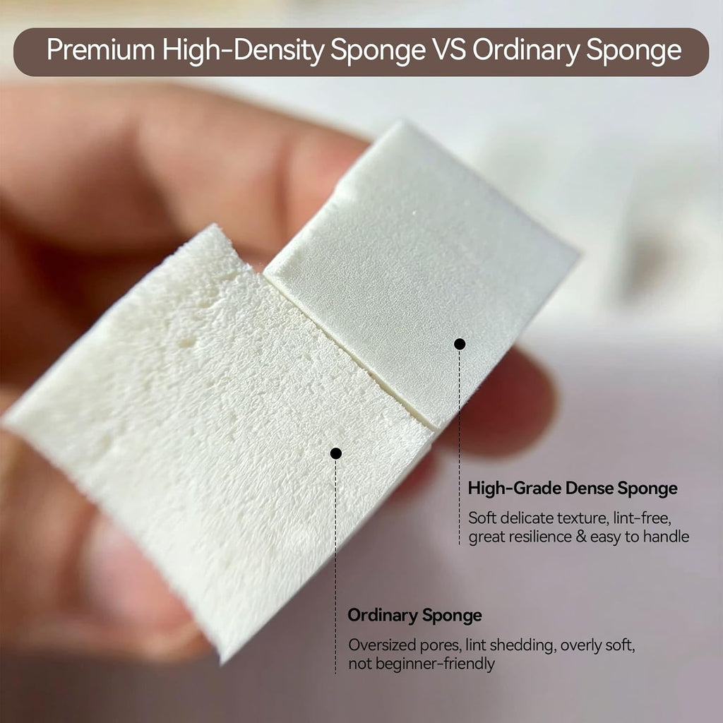 144 Pack Makeup Wedges Sponges Triangle Foam Latex-Free for Foundation