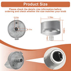 WB03X25796 Stove Knobs Compatible with GE Gas Cooktop Range - 5 Pack