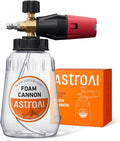 Foam Cannon for Pressure Washer with 1/4" Quick Connect Plug, 1 L | Thick Foam, Car Wash, Heavy Duty Snow Clear