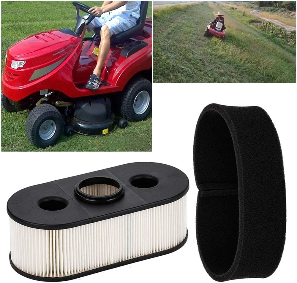 Replacement 11013-7031 Air Filter with Pre Filter 49019-0027 Fuel Filter 49065-7010 Oil Filter Spark Plug Tune Up Kit