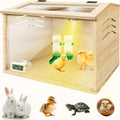 Chicken Brooder Box,Chick Brooder with Heat Lamp,16X12X12 in