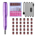 Professional Electric Nail Drill Kit - Variable Speed Control for Acrylic & Gel Nails, Manicure & Pedicure | Includes