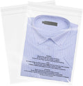 8" x 10" (1000 Count) Clear Poly Bags with Suffocation Warning