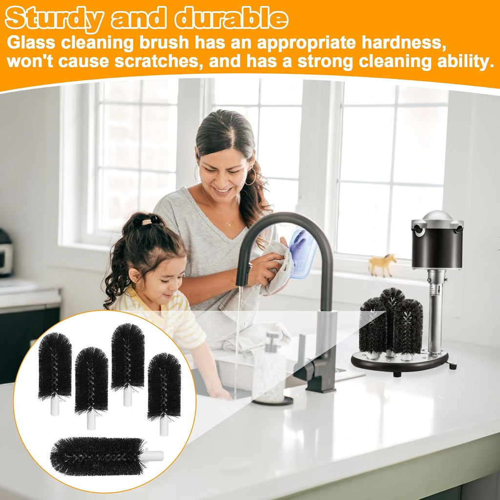 BRS-1722 Glass Washer Brush Part Kit Compatible with Bar Maid Glass Washer
