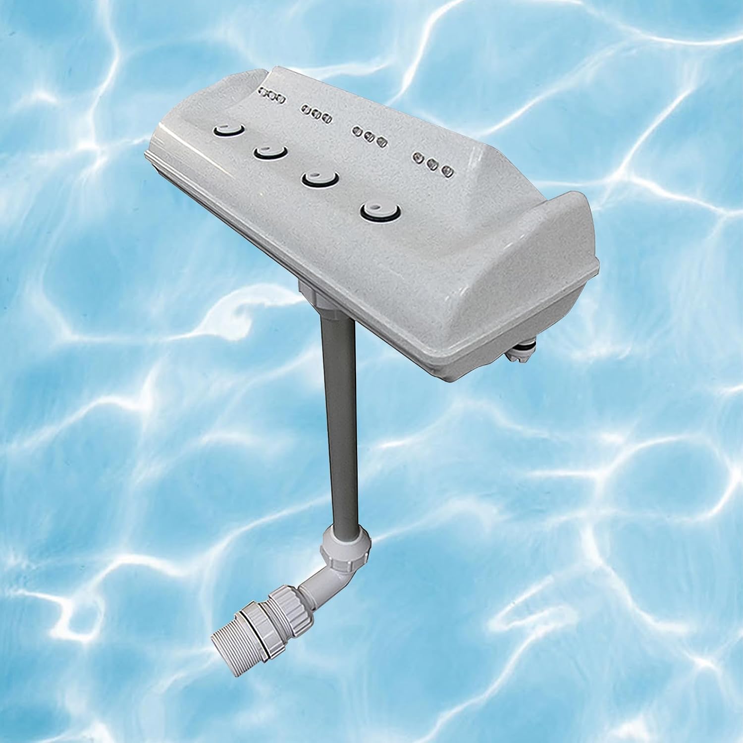 LED Lighted Cascade Waterfall Swimming Pool Fountain - 17"