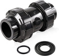 PVC True Union Check Valve, 1'' Slip Swing Full Port Utility Valve for Backflow Prevention