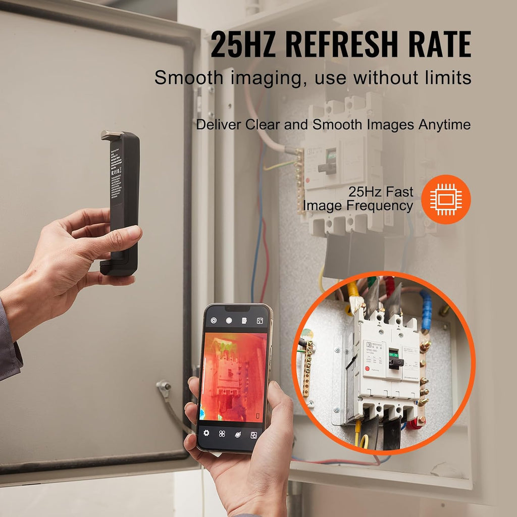 Thermal Imaging Camera for Android & iOS, 256 x 192 IR Resolution Wireless Infrared Thermal Imager with WiFi & Visual