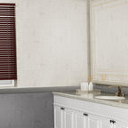 Floor Transition Strip for Carpet to Tile, Grey Wood, 4' x 1.57"