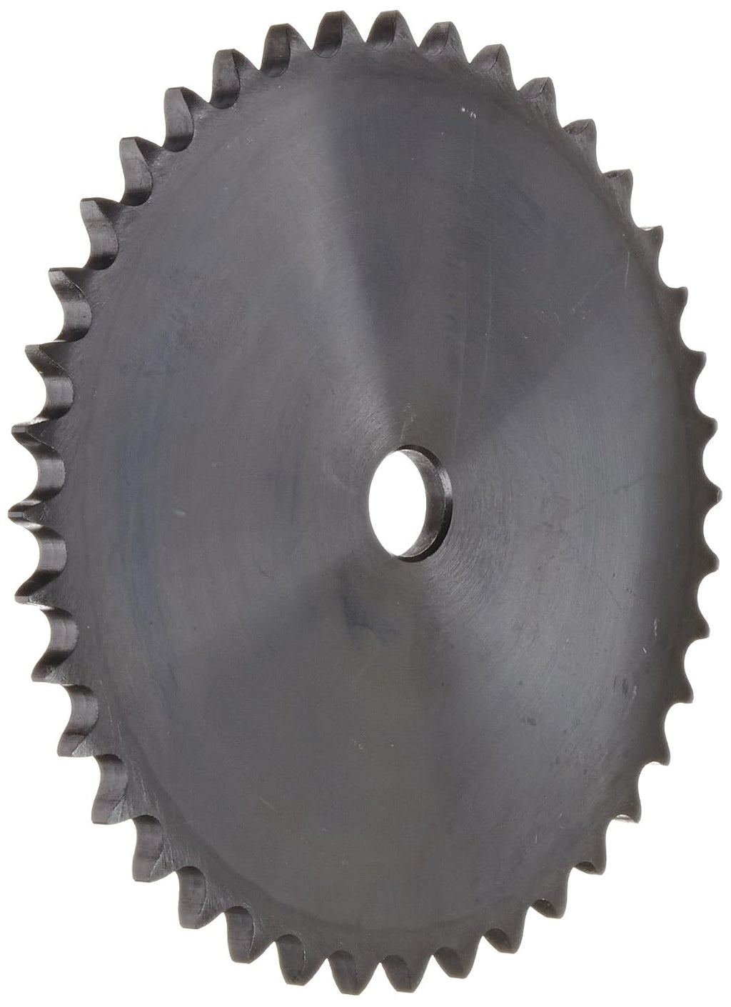 Browning 40A40 Plate Roller Chain Sprocket, Single Strand, Type A Hub, Steel, 5/8" Stocked Bore, 40 Teeth