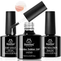 Beetles Builder Gel & Base and Top Coat, 3Pcs 7.5ml | Builer Gel for Setting Shine Finish and Long Lasting, Soak Off
