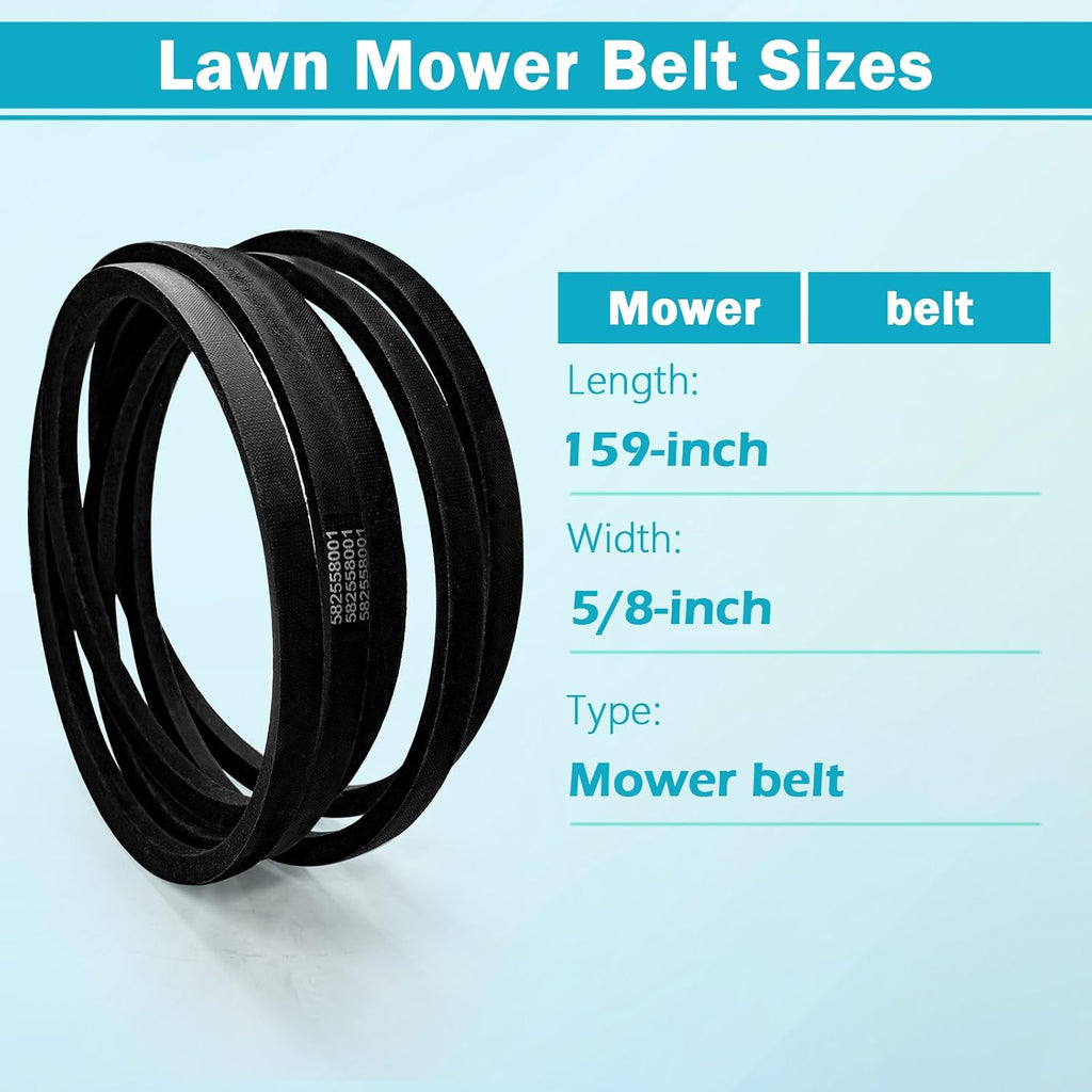 582558001 Replacement for Husqvarna Z248F Deck Belt 48Inch Zero TurnMower