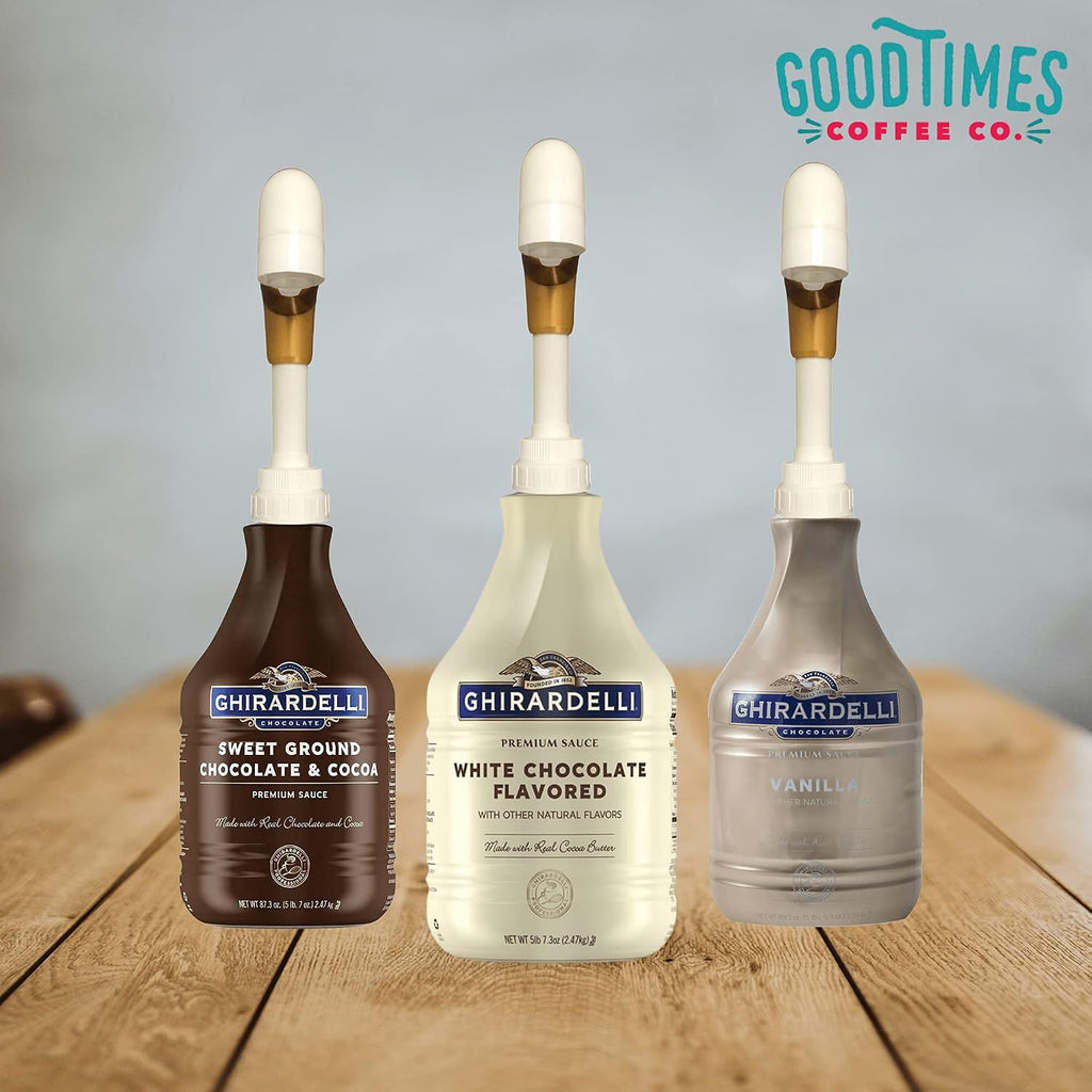 Sauce Pump Dispenser for Ghirardelli Bottles