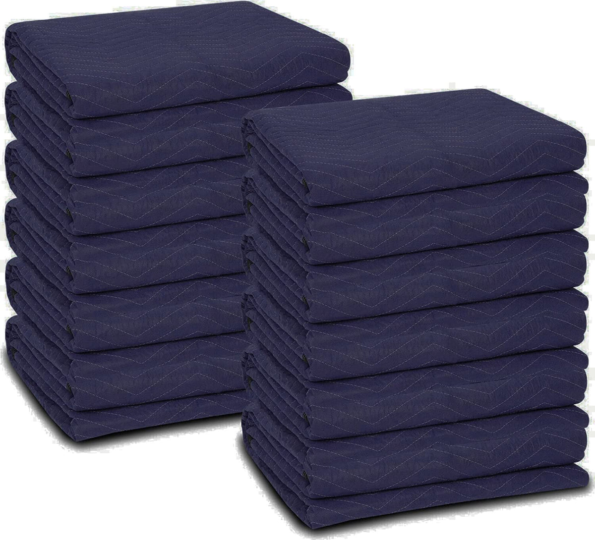 Moving Storage Packing Blankets, 80 x 72 Inches, Midnight, 4 Pack