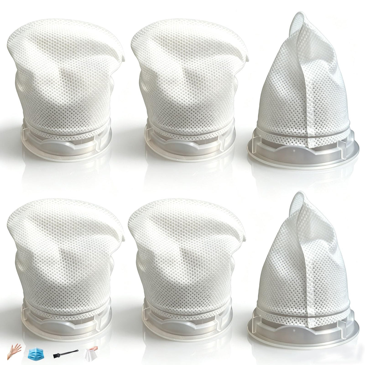 6 Pack 3204E Filter Compatible with Bissell Featherweight 3105 3106 3045