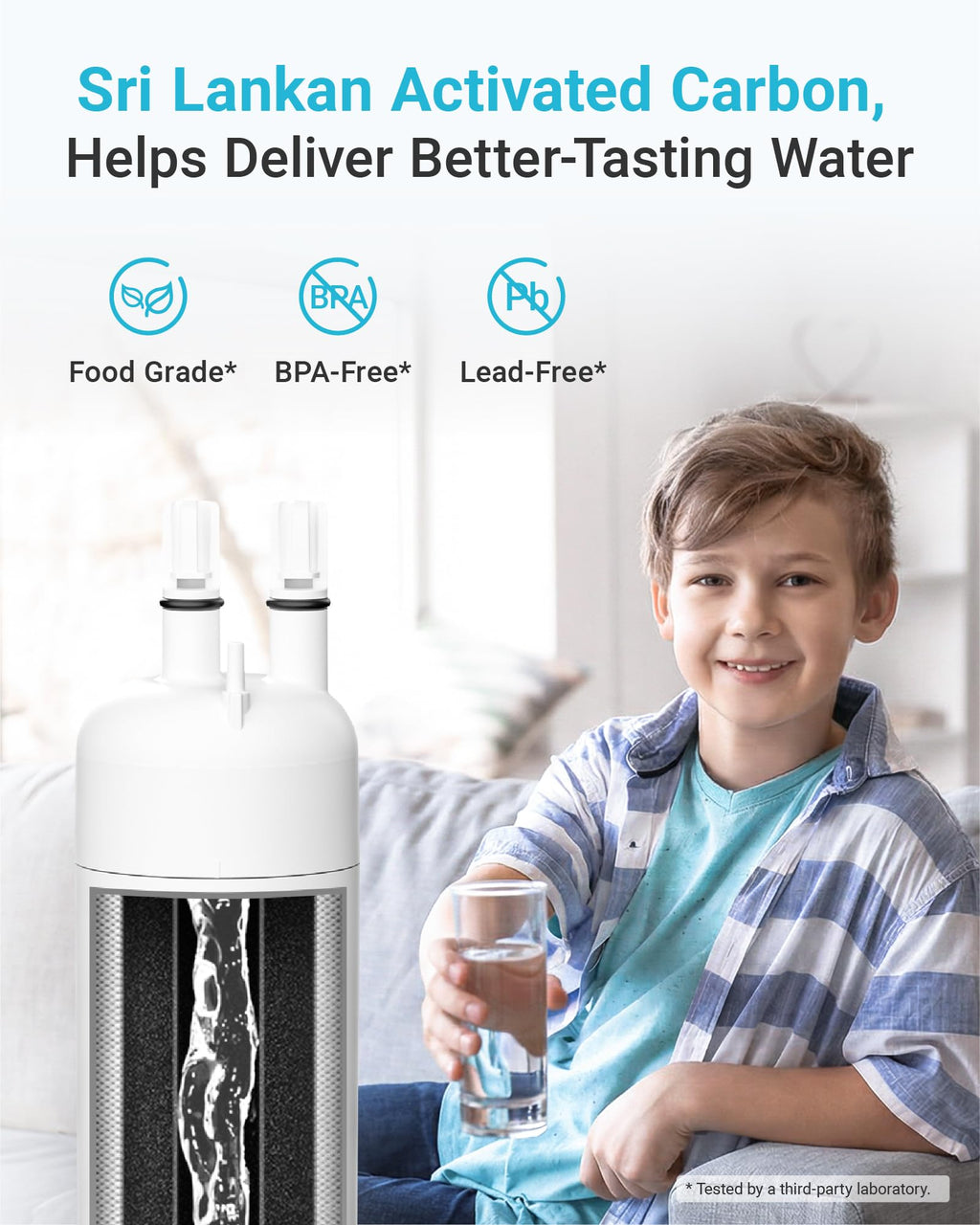 EDR1RXD1 Water Filter, Replacement for W10295370A, 3 Pack