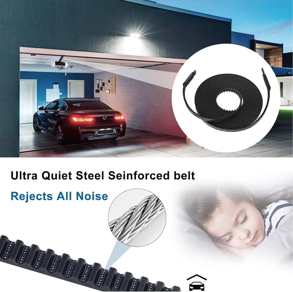 Drive Belt 41A5250, 237'' Garage Door Opener Belt ONLY for 7FT High Garage Doors, NOT Universal, 041A5250 Belt for
