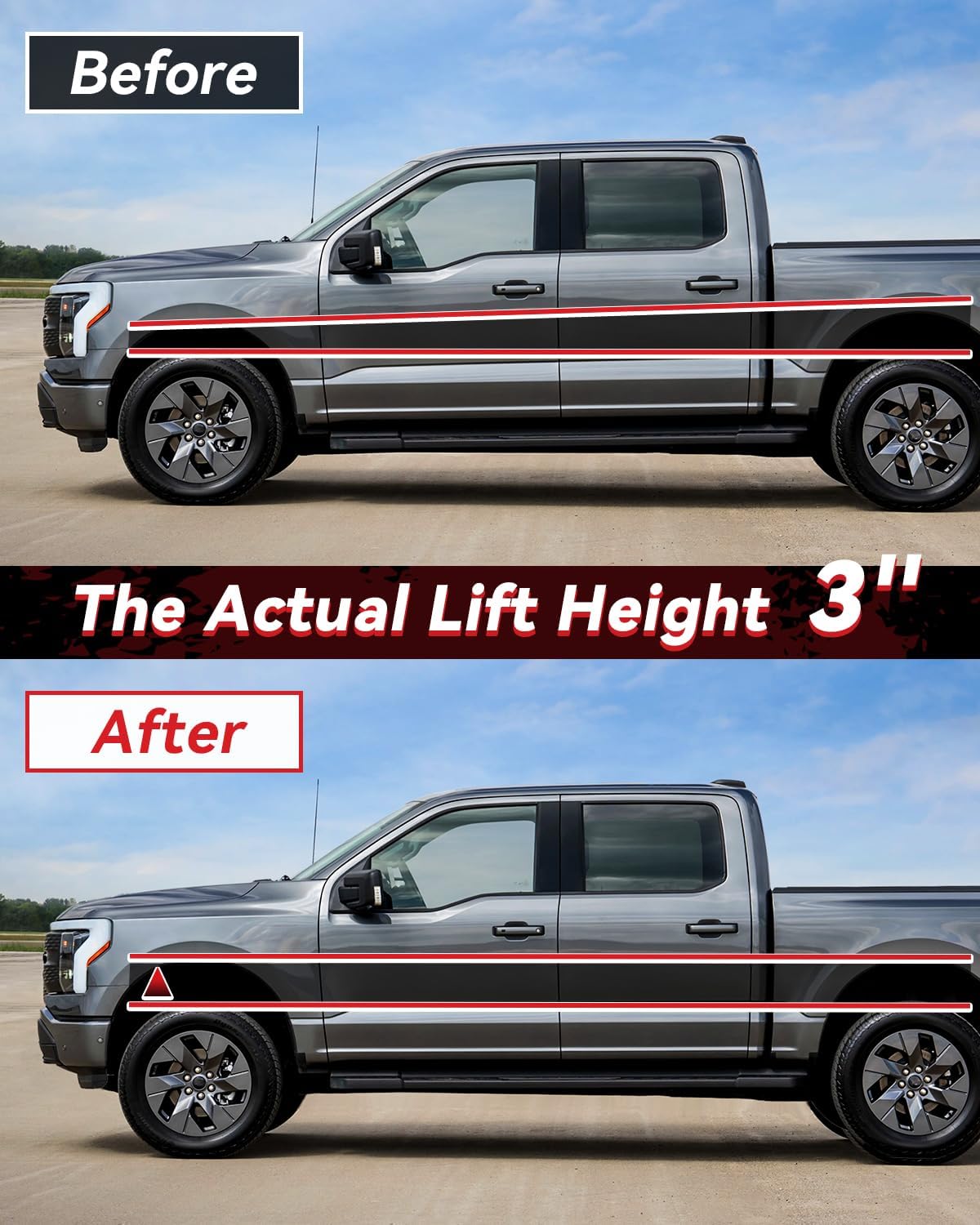 PROEZE 3 inch Front Leveling Kit for 2004-2026 F150 2WD 4WD