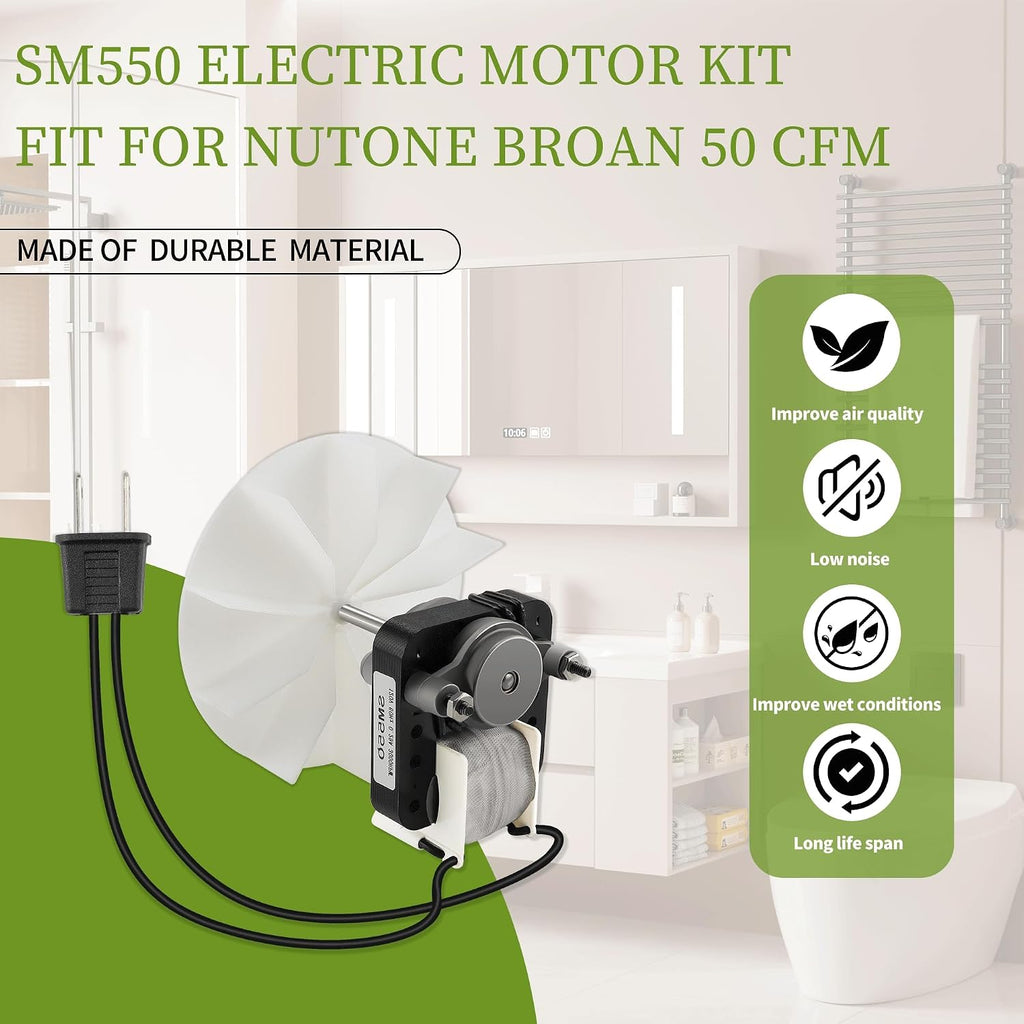 Universal Bathroom Fan Motor Replacement Exhaust Fan Motor Kit