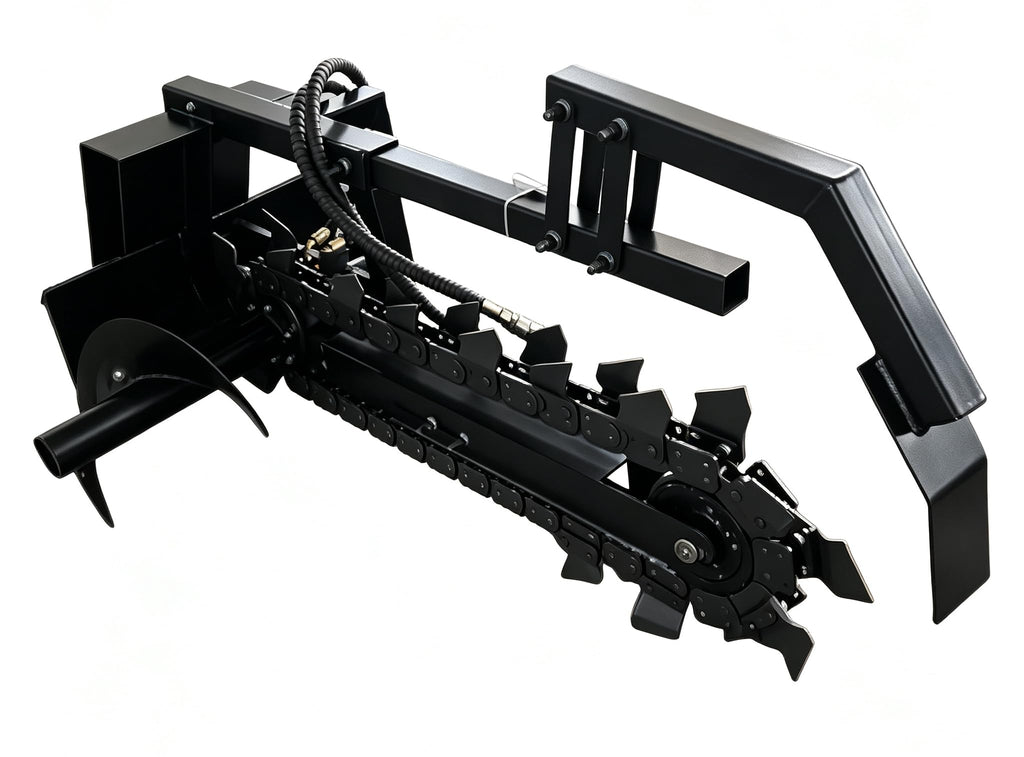 M-CT Mini Skid Steer Trencher Attachment 31.5" Digging Depth