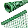 Ashman Plastic Mesh Fence, 4'x50' Feet, 1 Roll, Green, Construction Barrier Netting, Garden Fencing, Fences Wrap