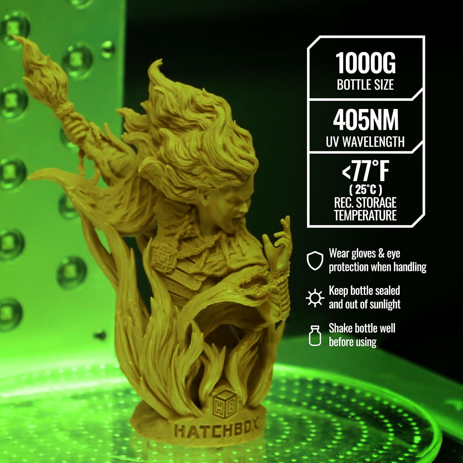 8K 3D Printer Resin Pro, High Precision Low Odor UV Curing 405nm Photopolymer 3D Printing Resin Liquid for LCD DLP