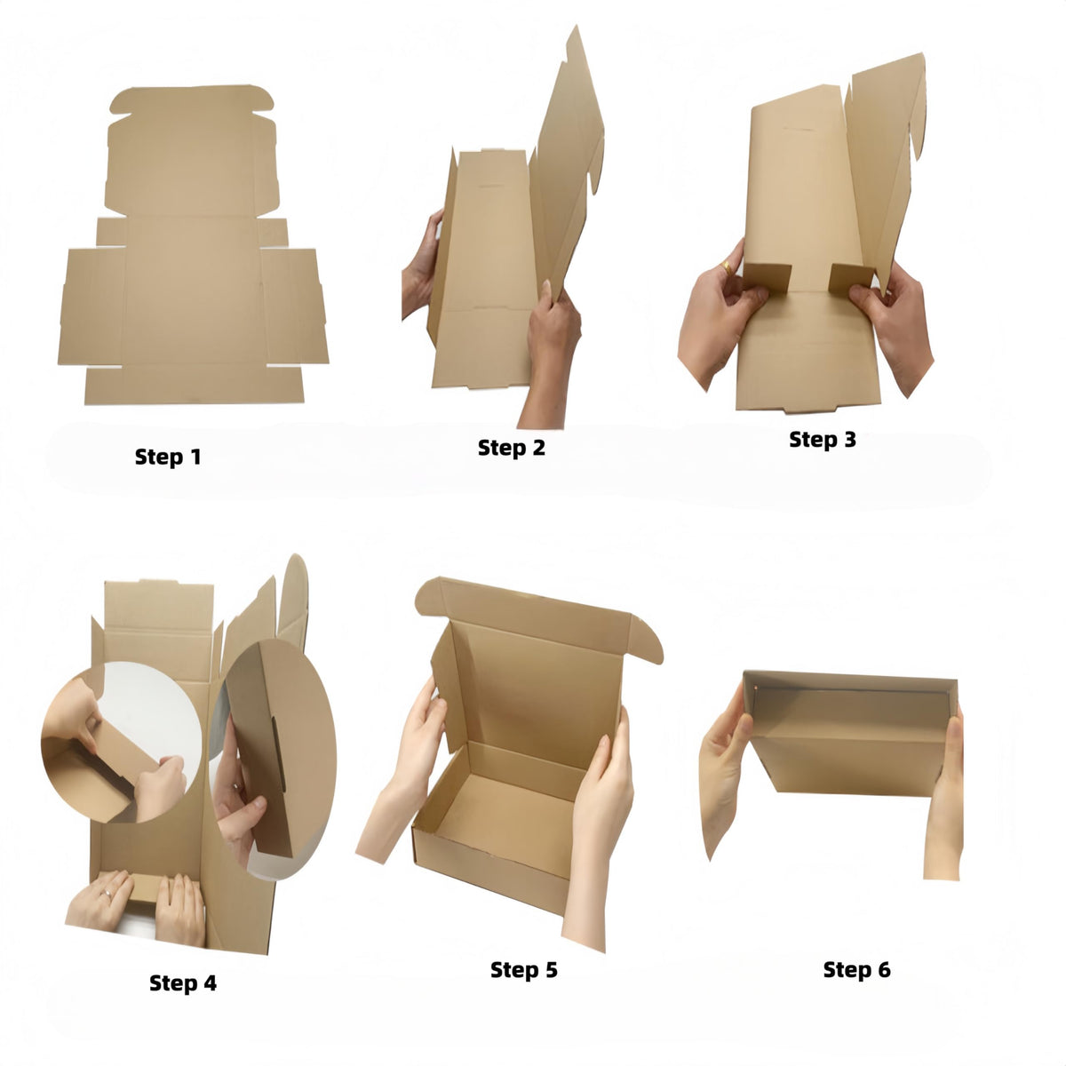 6 x 2 x 2 Inches Small Shipping Boxes Corrugated Packing Box 50 Pack